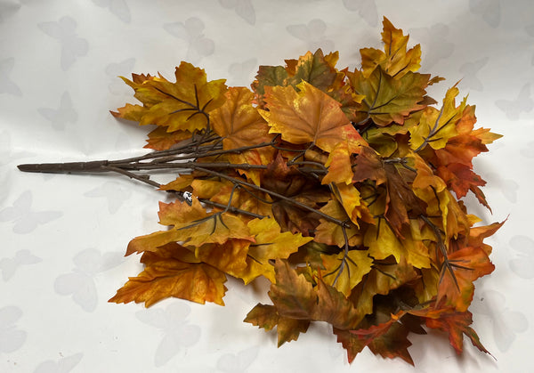 Maple Leaf Bush -Gold/Brown