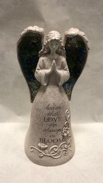 Large Angel Figurine- Mosaic Wings