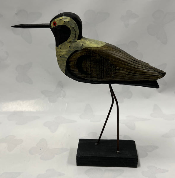 Sea Life- Wooden Bird -Olive Green