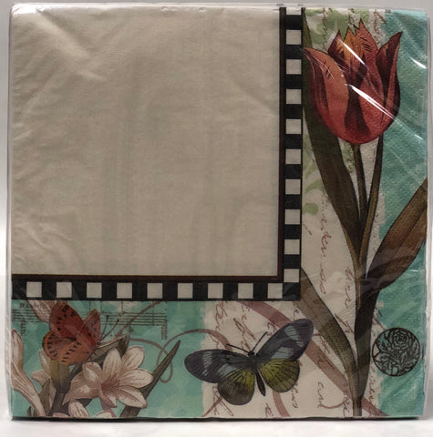 Luncheon Napkin -Garden Melody
