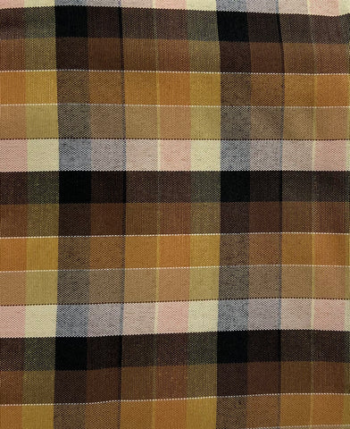 Table Cloth- Small Check- Black, Orange and White