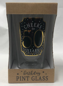 50th Pint Glass