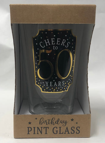 50th Pint Glass