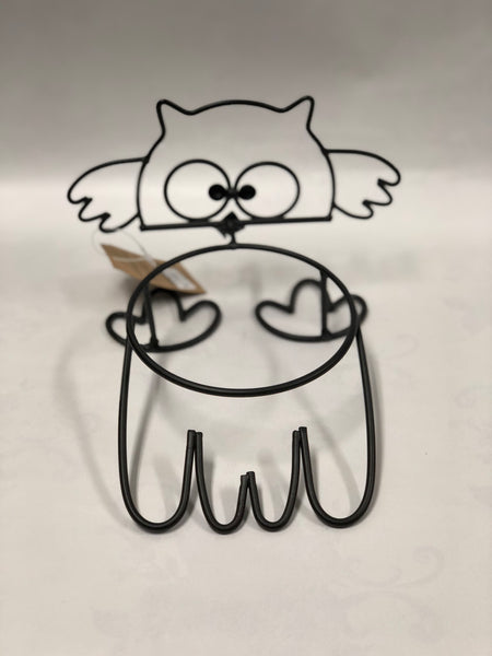 Owl Small Pumpkin Stand