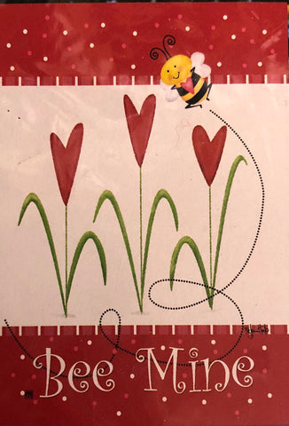 Honey, Bee Mine -Large Flag