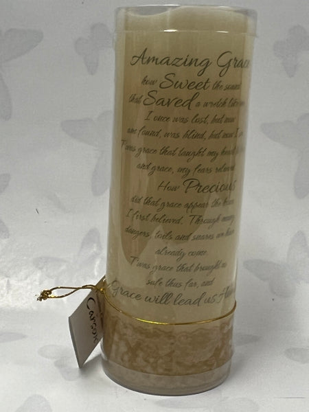 Amazing Grace -Flameless -Battery Candle