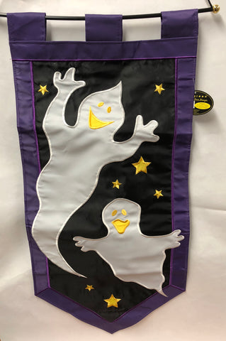 Ghost Haunt Fiber Optic Door Hanger