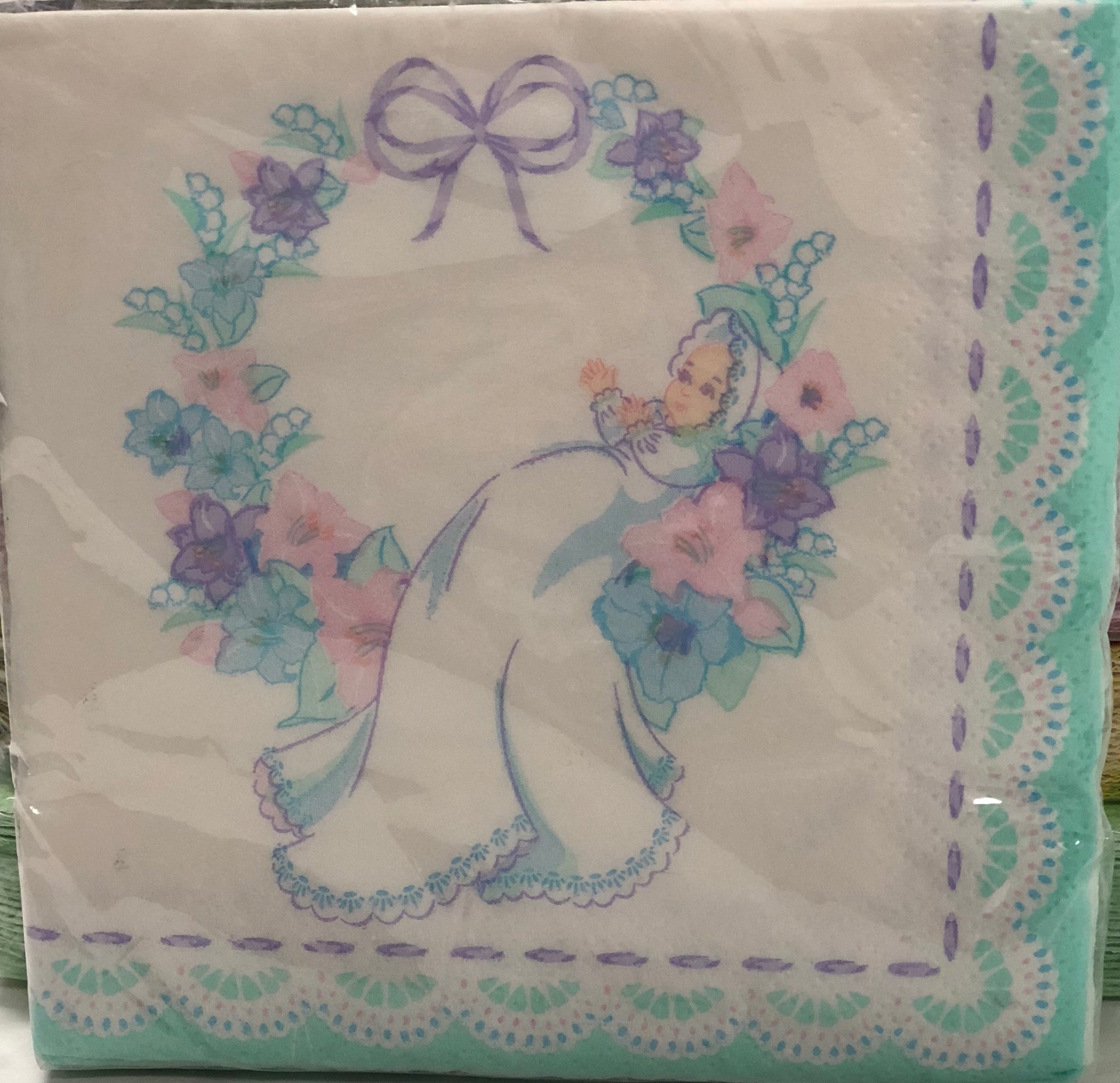 Cocktail Napkin- Christening Day (Plain)