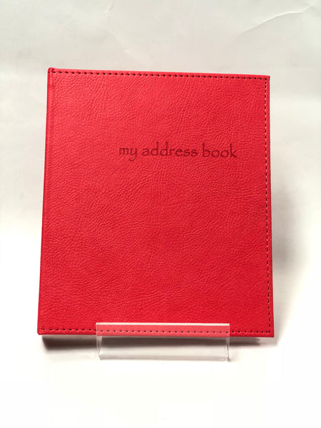 My Address Book -Red