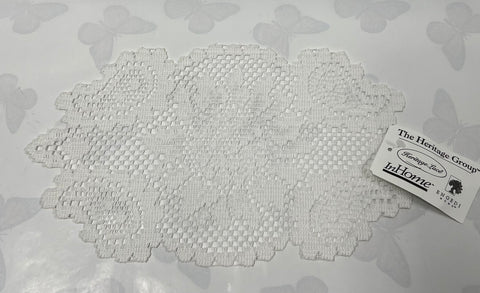 Doily -Sunflower -White