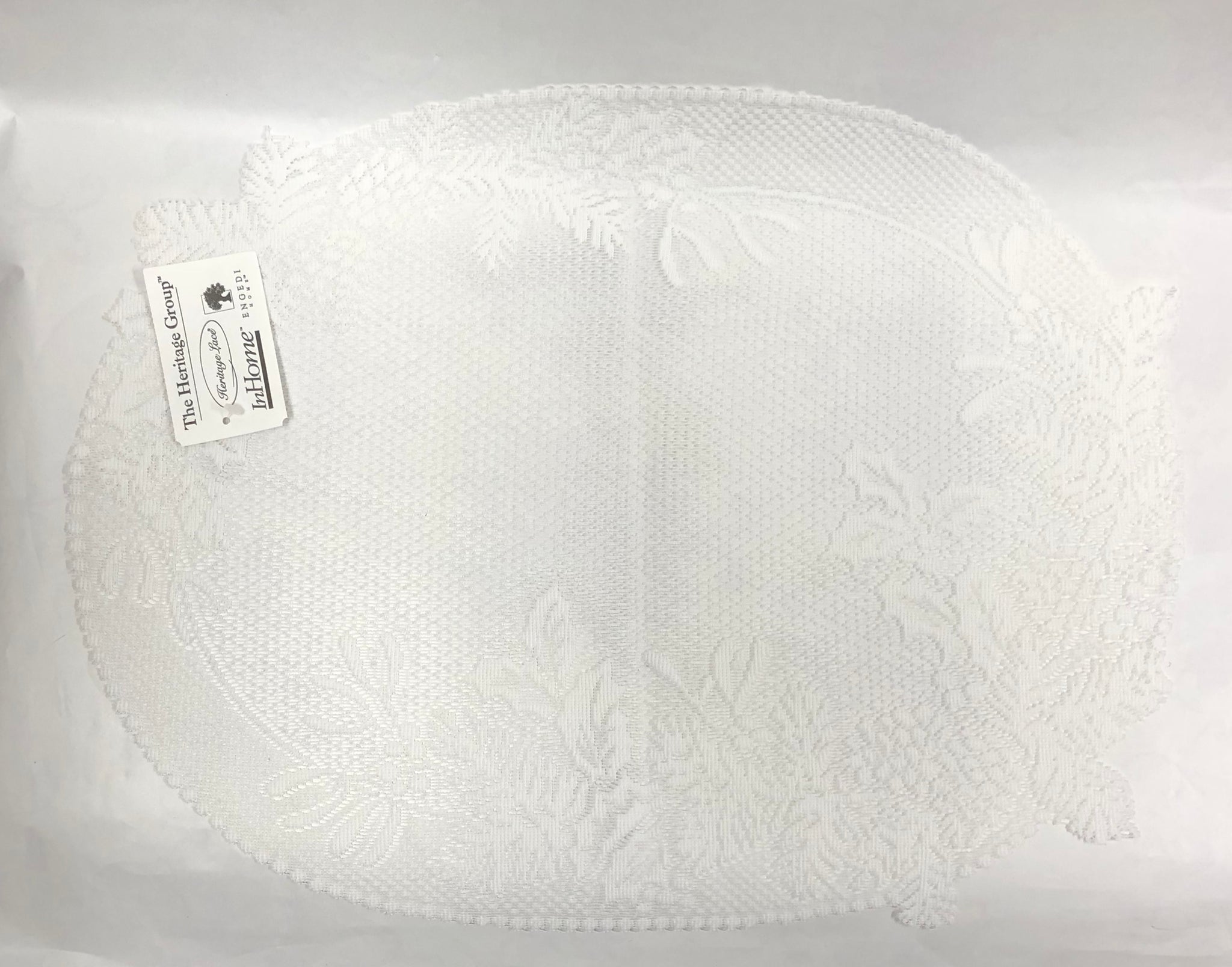 Placemat -Winter Green -White