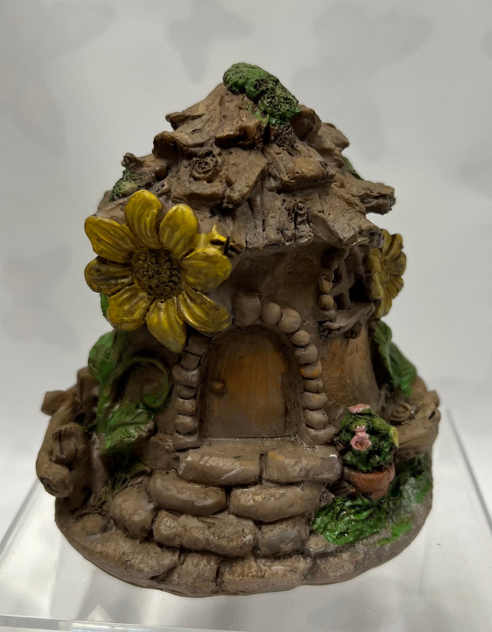 Fairy House Statue -Sunflower