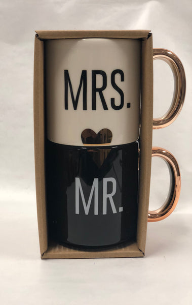 Mr. & Mrs. Couple Mug Set