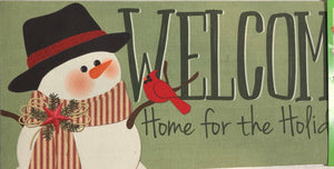 Home For The Holidays Mat - Small