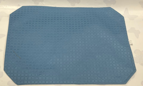 Light Blue Check Cloth Placemat