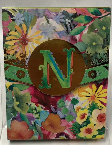 Monogram -Pocket Notebook “N”