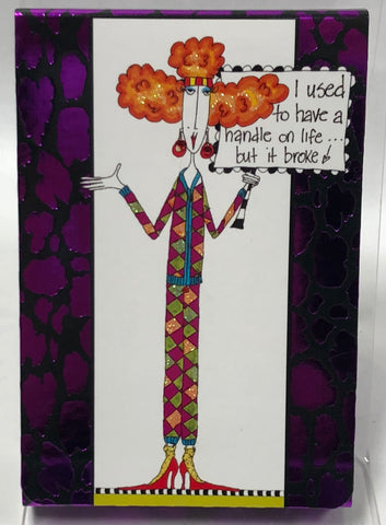 Handle On Life - Purse Notepad