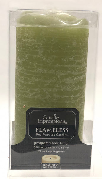 Candle Impressions -Battery Candle -Bamboo