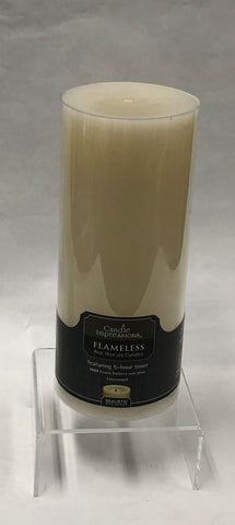 Candle Impressions -Battery Candle -Cream 8” -Unscented
