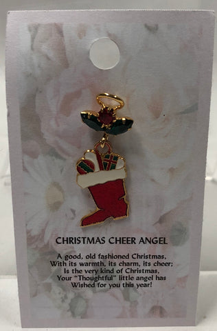Christmas Cheer Angel Pin