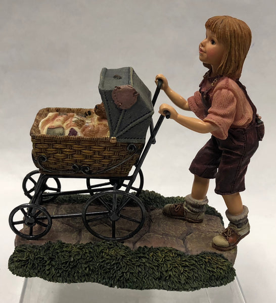 Casey With Baxter... Afternoon Stroll -Boyd's Bear