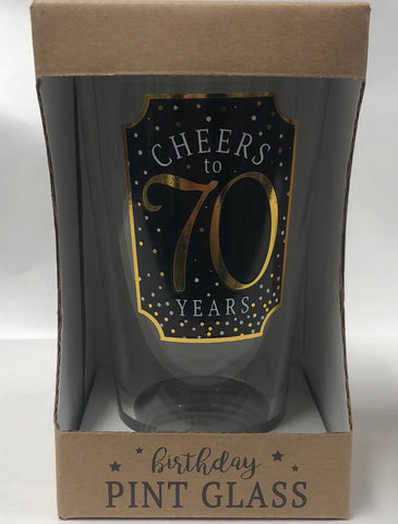 70th Pint Glass