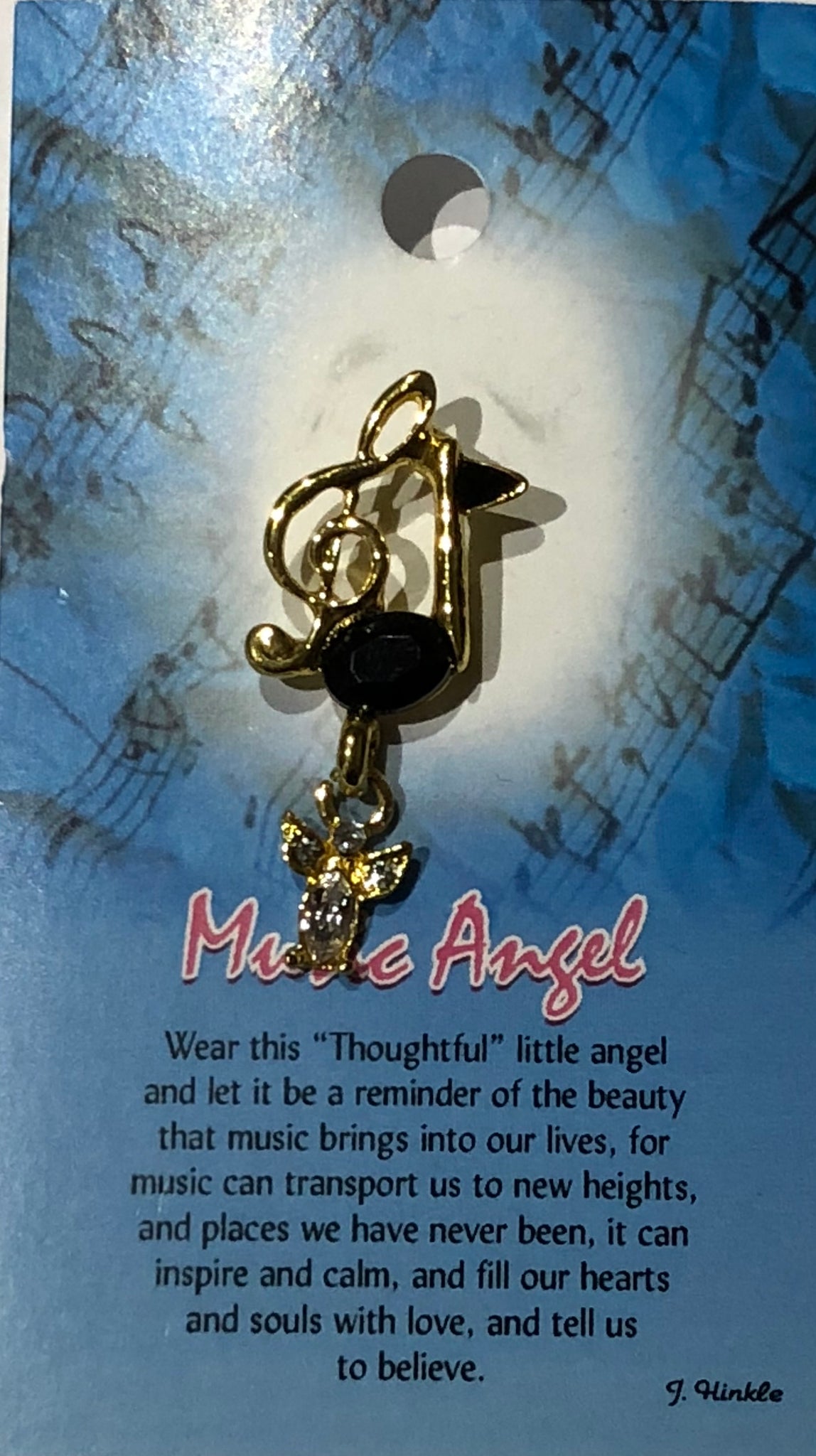 Music Angel Pin