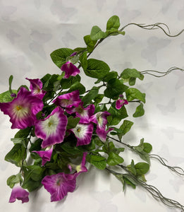 Hanging Petunia Bush -Purple