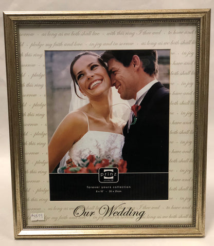 Our Wedding Picture Frame