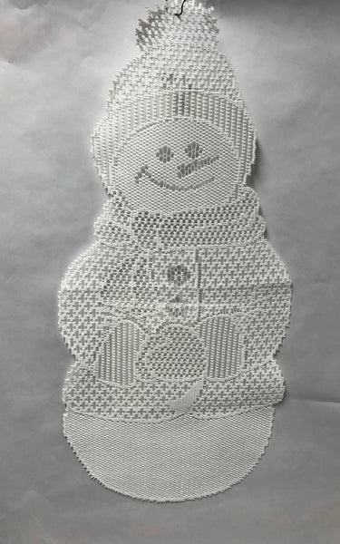 Snowman -Lace Wall Decor