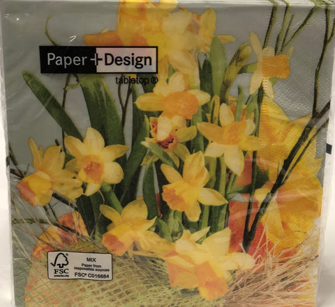 Luncheon Napkin - Daffodil Blossoms