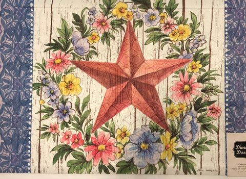 Summer Country Star Mat - Large Embossed