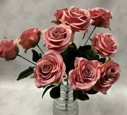 Bridal Rose Bush -Dark Pink