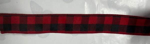 Buffalo Plaid -Red/Black