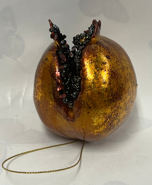 Half Pomegranate Ornament -Box of 6