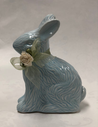 Rabbit Figurine -Blue