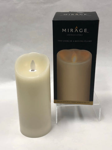 Mirage -Battery Candle -Cream 7”