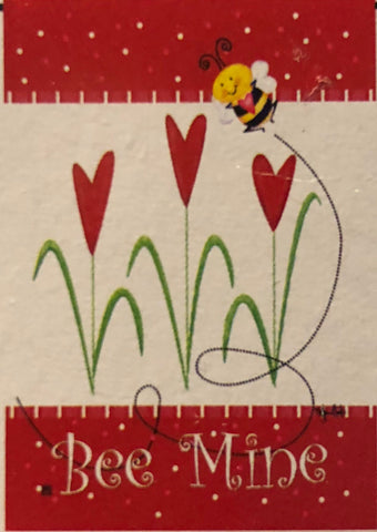 Honey, Bee Mine -Small Flag
