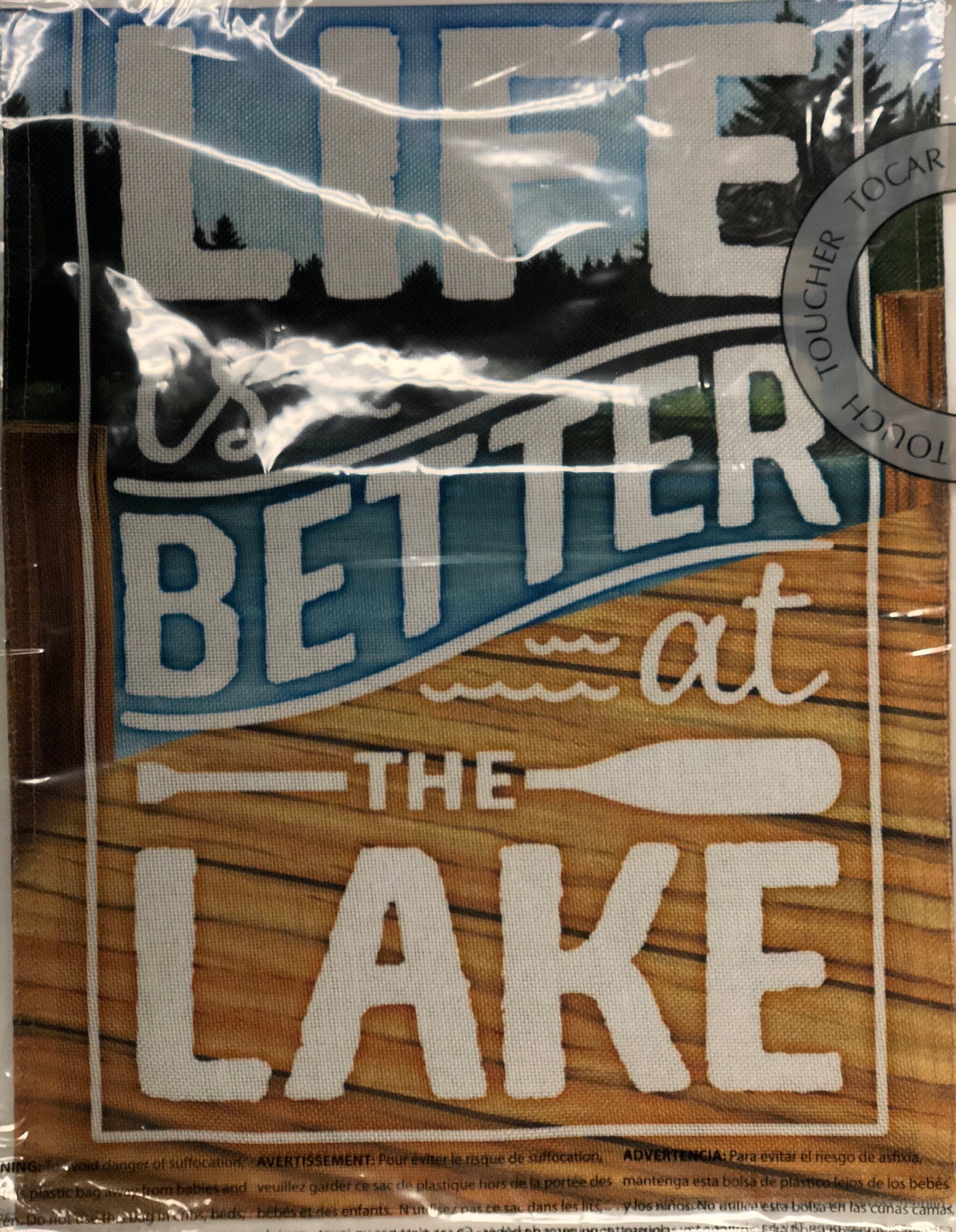 Life is Better at the Lake -Small Flag