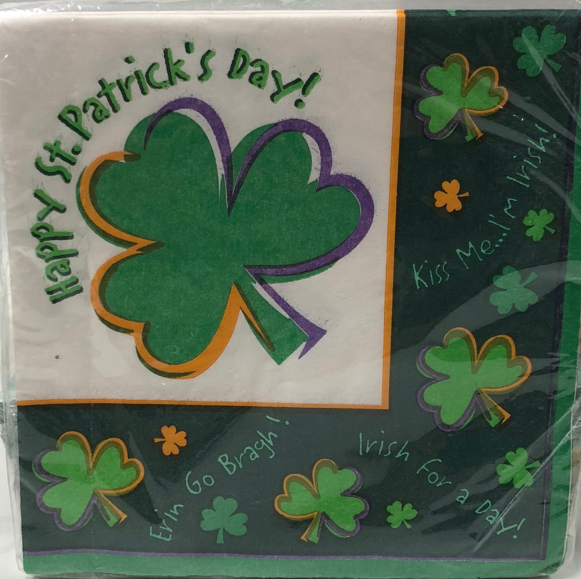Cocktail Napkin- Shamrock Celebration
