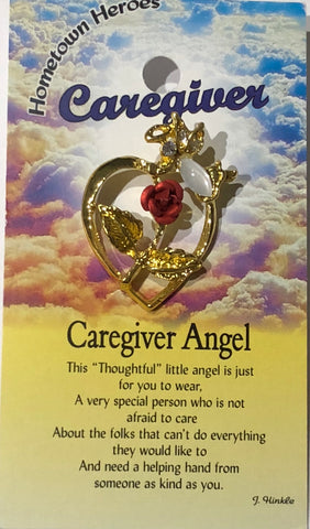 Caregiver Angel Pin