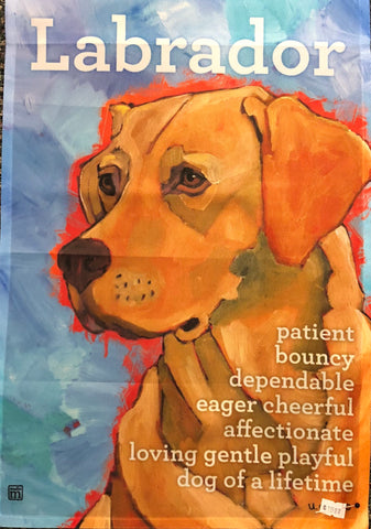 Labrador -Small Flag