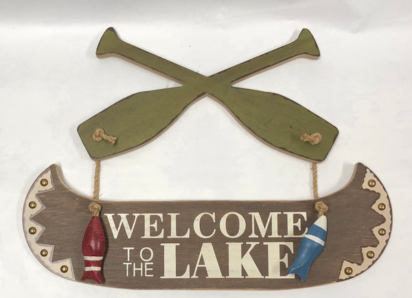 Welcome To The Lake -Sign
