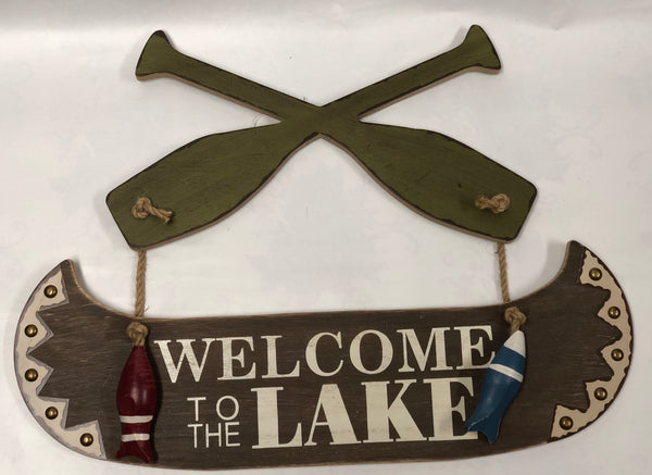 Welcome To The Lake -Sign
