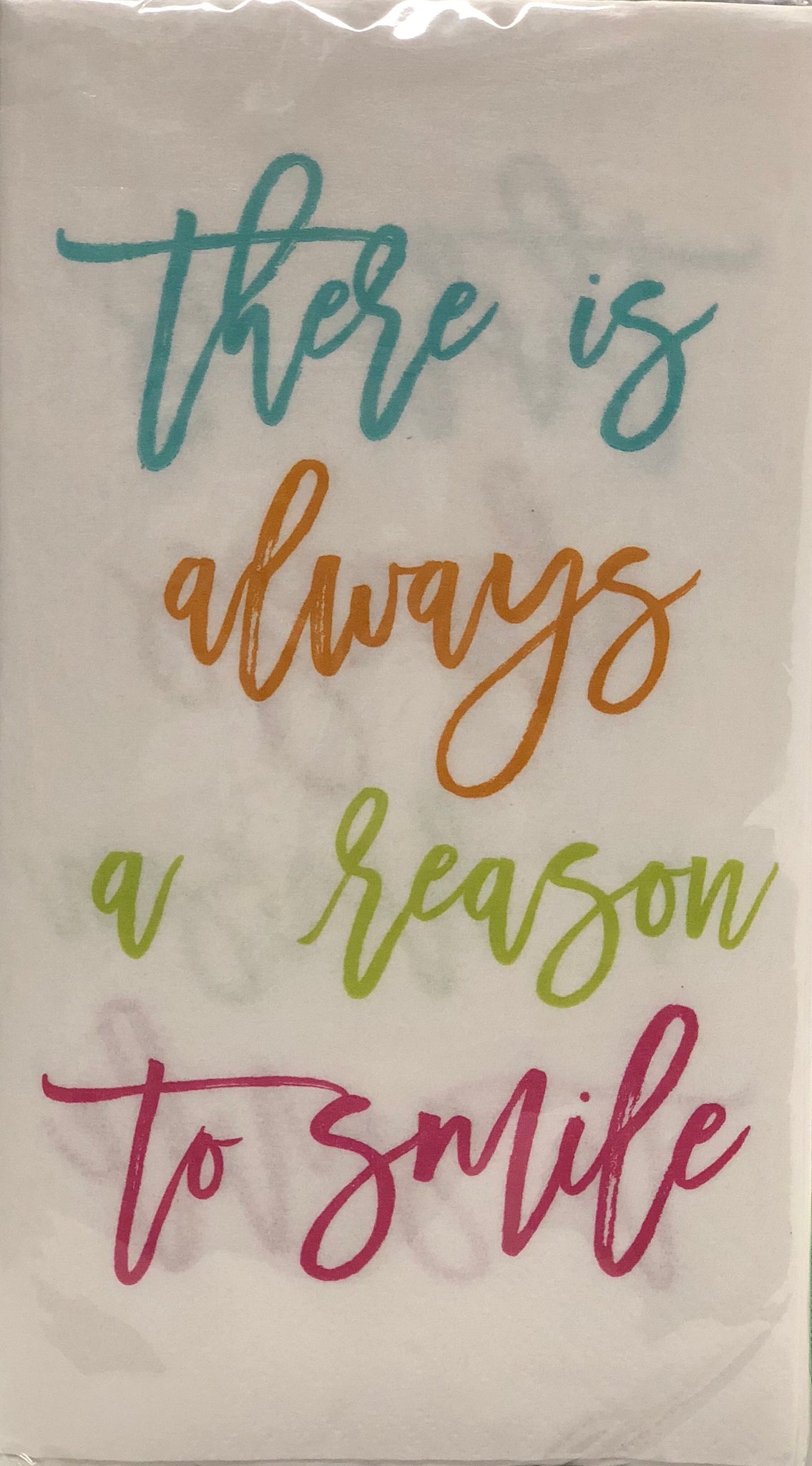 Guest Towel Napkin- Reason to smile