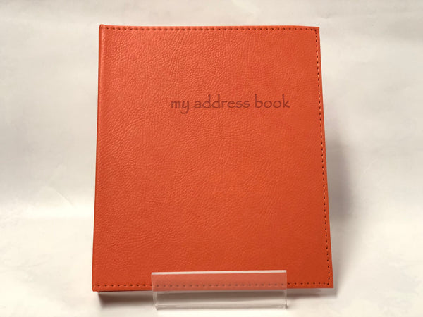 My Address Book -Orange