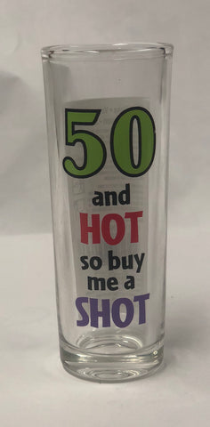 50 Years Shot Glass