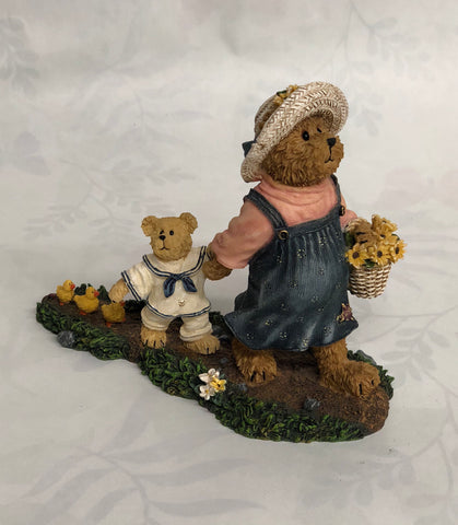 Boyd's Bear -Momma McWaddles & Skippy With Quack, Jack & Mo... All In A Row