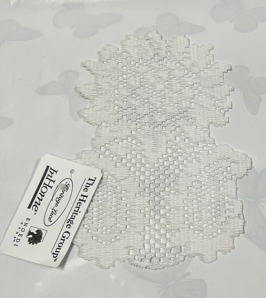 Doily -Sunflower -White