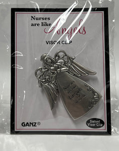 “Angel’s On Earth”- Nurse Angel Visor Clip